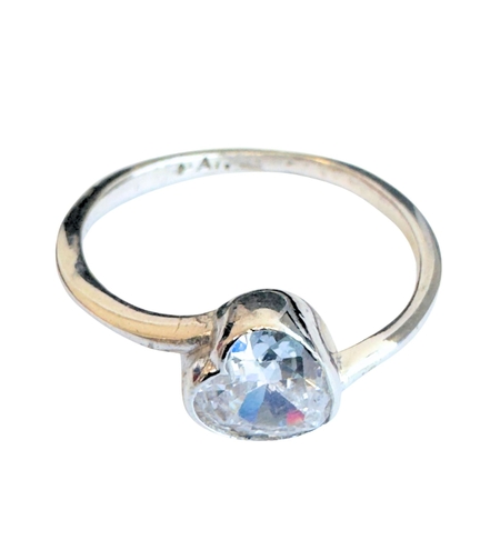 Inel din Argint 925, Jolie Silver, Inima Delicata, Marimea 55, 1.6 g, Argintiu