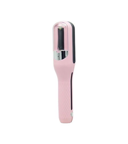 Aparat de Reparare a Varfurilor Despicate, Vafy, Netezirea Firului de Par, din ABS+PC, cu Ioni Negativi, Baterie 500 mAh, 24.8 x 5.3 x 5 cm, Roz