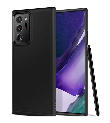 Husa de Protectie, Vafy, pentru Samsung Galaxy S20 Ultra, din TPU Mat, Flexibila, Negru