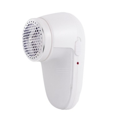Aparat Scame si Par Haine, Vafy, Electric, USB inclus, Periuta Curatare, pentru Diferite Tesaturi, 13 x 6.8 x 5.8 cm, Alb
