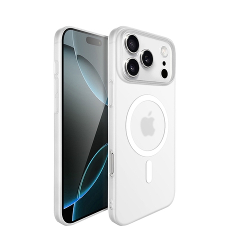 Husa de Protectie compatibila Apple iPhone 17 Air, Vafy, Magnetica Ultra-subtire, Anti-alunecare, Protectie PC, Rezistenta la Zgirieturi, Alb