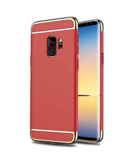 Husa Samsung Galaxy S9 Plus Luxury Plating 3 in 1 Rosu