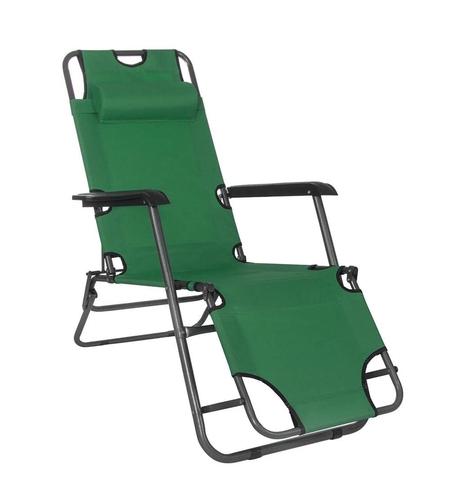 Sezlong pliabil SERSIMO GC5, Relax Zero Gravity, 80x60x153cm, Verde