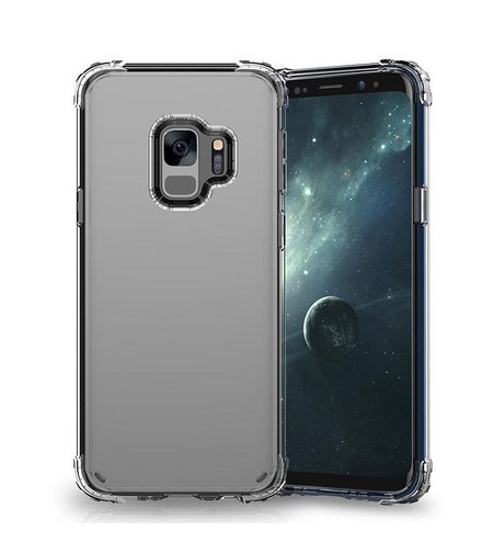 Husa de protectie pentru Samsung Galaxy S9 Tpu Antisoc Negru Transparent