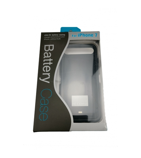 Acumulator extern iFans Battery Case 3100 mAh pentru Apple iPhone 7, Negru