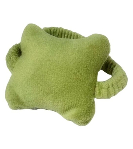 Suport de Mana, Flippy, Pernuta pentru Incheietura cu Banda Elastica, pentru Mouse, Moale, 7.5 x 7 cm, Verde Inchis