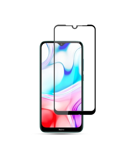 Folie Sticla Flippy® compatibila cu Xiaomi Redmi 8 111D Negru