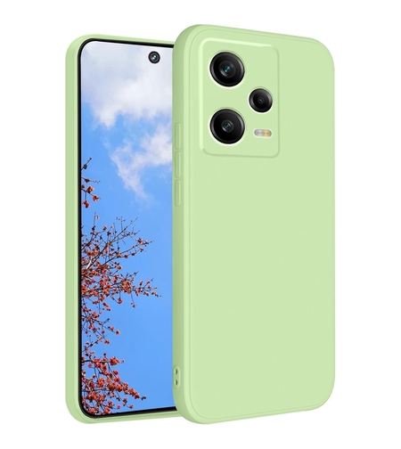 Husa de Protectie Matte TPU, Vafy, pentru Xiaomi Redmi 12 Pro, Protectie Camera, Antisoc, Antizgariere, Antialunecare, Acoperire Completa, Verde