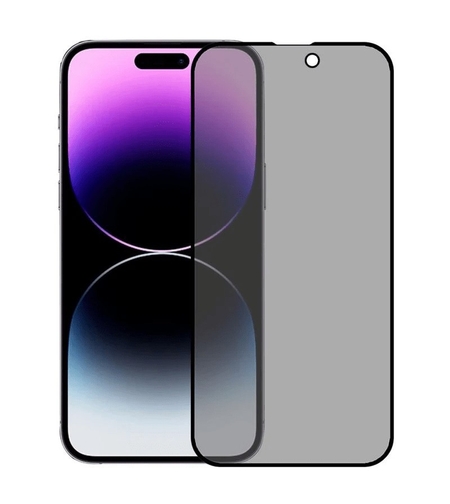 Folie Sticla Securizata, Vafy, Pentru Apple iPhone 16 Plus, Privacy Classic, 2.5D, Confidentialitate 30°, Negru Transparent