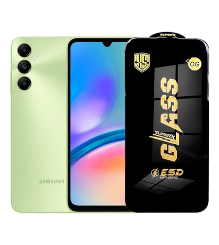 Folie de Protectie pentru Samsung Galaxy A05s, Vafy, Sticla Securizata ESD, Margini Negre, Rezistenta la Zgirieturi, Antistatica, 0.35 mm, Transparenta