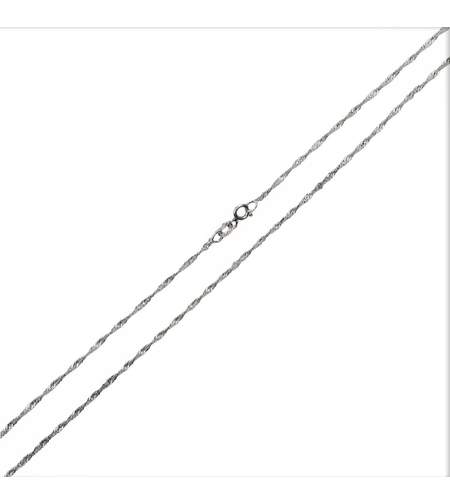 Lantisor din Argint 925 model Rasucit 39 cm,1.8 g
