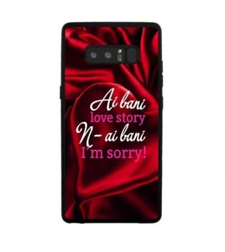 Husa Samsung Note 8 Multicolor Mesaj Bani