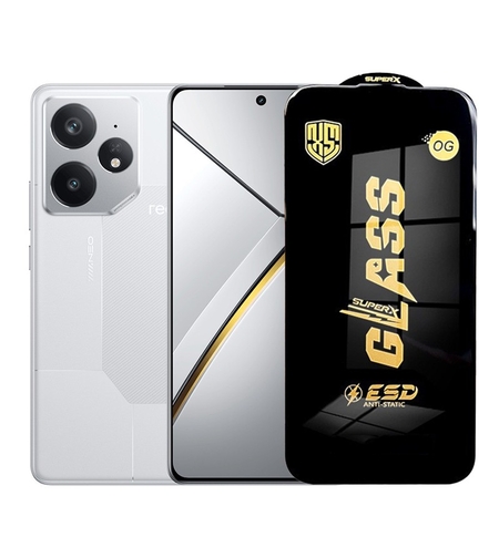 Folie de Protectie pentru Realme Neo 7, Vafy, Sticla Securizata ESD, Margini Negre, Rezistenta la Zgirieturi, Antistatica, 0.35 mm, Transparenta