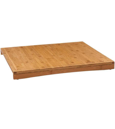 Tocator bambus Bambou, utilizare pe plita sau blat, 52x58x4 cm, natur