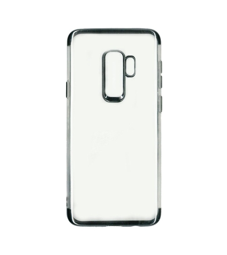 Husa Samsung Galaxy S9 Plus Transparent cu Margini Negre