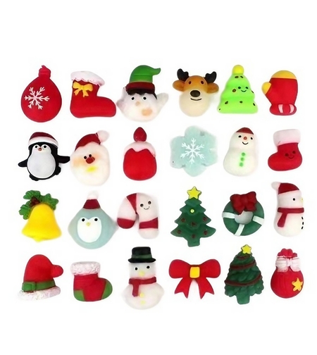 Jucarie Senzoriala, Flippy, Seria De Craciun, Squishy Mushy, Fidget Toys, Model Random