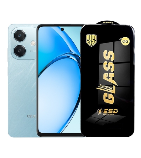 Folie de Protectie pentru Oppo A3x, Vafy, Sticla Securizata ESD, Margini Negre, Rezistenta la Zgirieturi, Antistatica, 0.35 mm, Transparenta