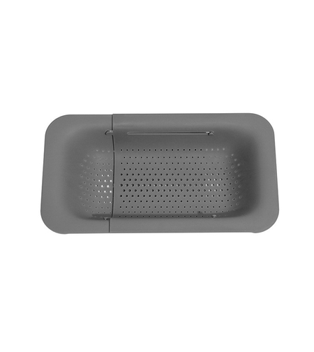 Cos pentru Scurgere Chiuveta de Bucatarie, Flippy, Plastic, Telescopic, 36x20x5 cm, Gri