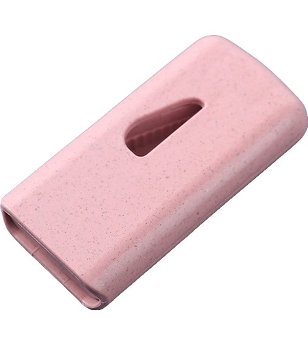 Dispozitiv taiere si depozitare medicamente, Flippy, Roz, Plastic, 8 x 4 x 1.8 cm