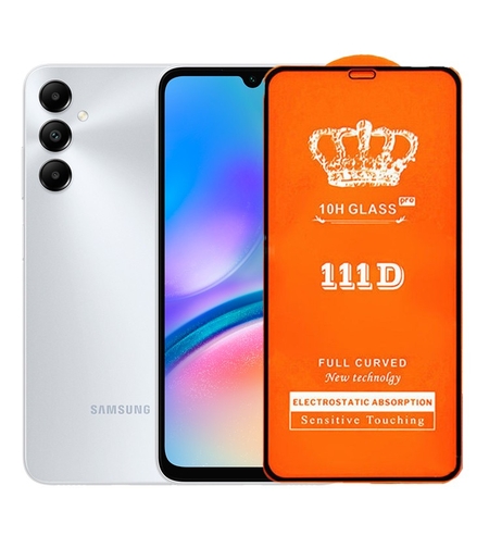 Folie Securizata pentru Samsung Galaxy A05S, Vafy, Sticla de Protectie Compatibila cu Samsung Galaxy A05S, Full Cover Series 111D, 10H GLASS, Margini Negre, Transparent