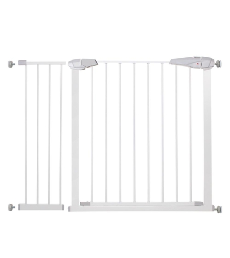 Poarta de siguranta Safety Gate pentru scari, ajustabila 104-113 cm, din otel, alba