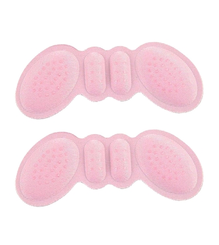 Set 2 Branturi cu Pernute pentru Calcai, Flippy, Suport Interior pentru Incaltaminte, Marime Universala, Aderent pe Piele, Roz