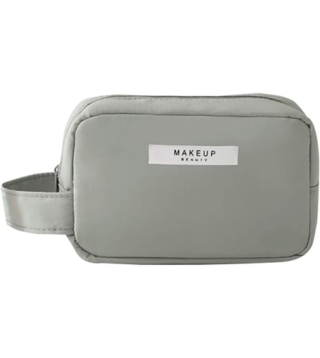 Portfard, Flippy, cu Maner, Material Impermeabil, pentru Cosmetice, 16 x 11 x 7 cm, Verde