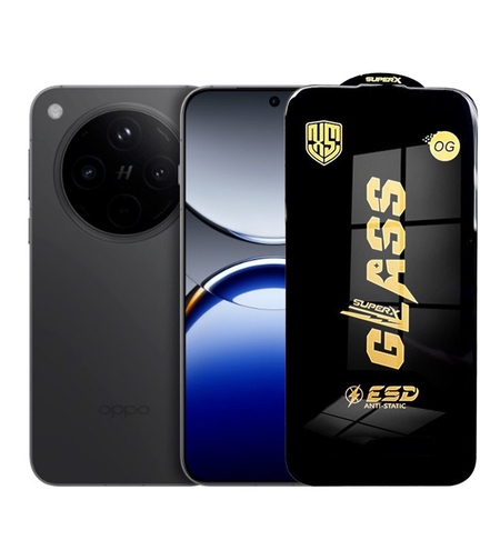 Folie de Protectie pentru Oppo Find X8, Vafy, Sticla Securizata ESD, Margini Negre, Rezistenta la Zgirieturi, Antistatica, 0.35 mm, Transparenta