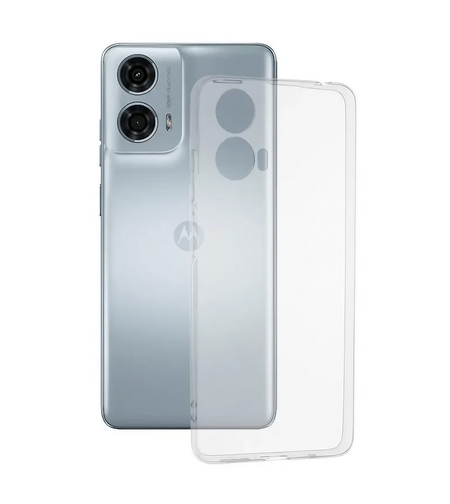 Husa de Protectie, Vafy, pentru Motorola Moto G04, TPU, Antisoc, Rezistenta la Impact, Transparenta