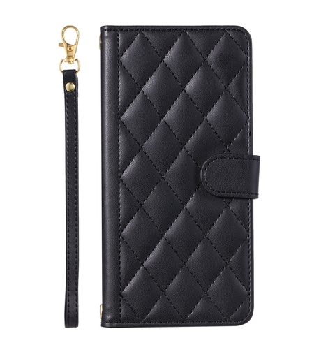 Husa de Protectie Tip Carte, Vafy, pentru Apple iPhone 15 Plus, Model cu Suport si Capsa, Antisoc, Rezistenta la Impact, Protectie Camera, Neagra