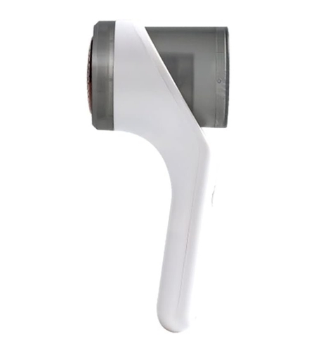 Aparat Scame si Par Haine, Vafy, Electric, USB inclus, Periuta Curatare, pentru Diferite Tesaturi, 3 Trepte, 20.5 x 8.8 x 7 cm, Alb