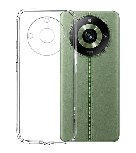 Husa de Protectie, Vafy, pentru Realme 11 Pro+, TPU Protect Plus, cu Dust Plug, Transparent