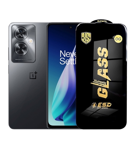Folie de Protectie pentru OnePlus Nord N30 SE, Vafy, Sticla Securizata ESD, Margini Negre, Rezistenta la Zgirieturi, Antistatica, 0.35 mm, Transparenta