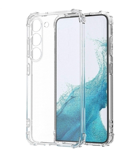 Husa de protectie Vafy, TPU, pentru Samsung S23 FE, Antisoc, Protectie colturi, Rezistenta la impact, Transparenta