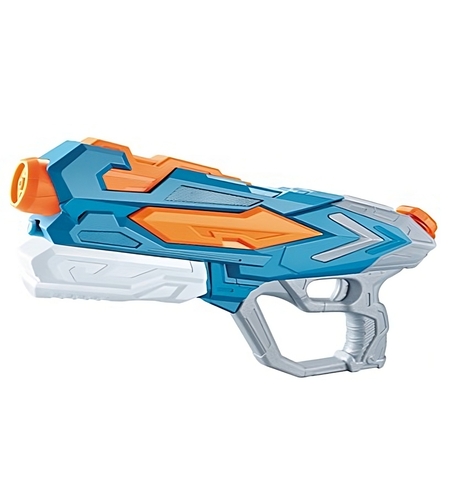 Pistol cu Apa pentru Copii, Rezervor, Pentru Piscina/Plaja, Flippy, 6ani+, Albastru, 4 duze, 900ML