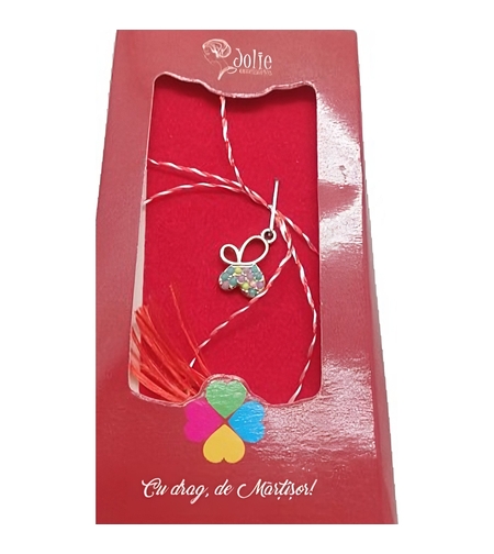 Martisor Pandantiv Fluture V6 5cm x 9.5cm