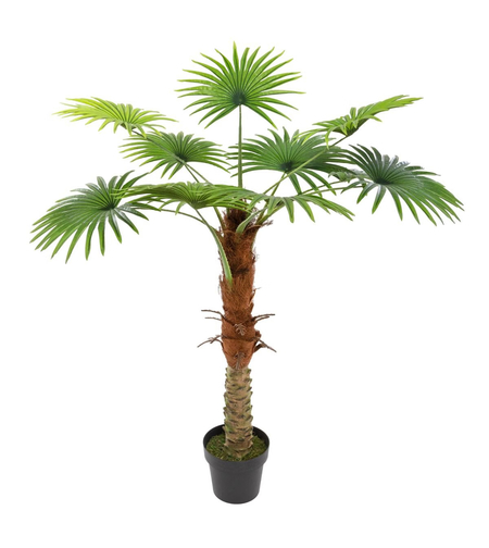 Planta artificiala Atmosphera Palmier cu ghiveci, 120 cm, verde