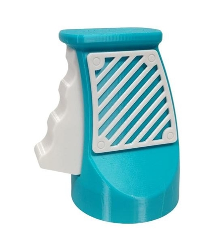 Desfacator Doze, Vafy, din ABS, 10.7 x 8 cm, Manual, Albastru Deschis/Alb