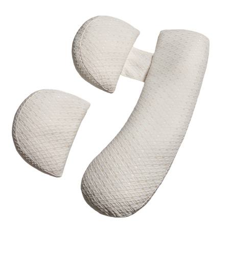 Set Perna pentru Gravide, Flippy, Husa Detasabila, Utilizare in Forma H si U, Reglabila, Latime Ajustabila, Proactive, Crem