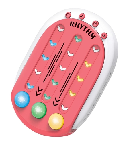 Jucarie Interactiva, Flippy, Tip Jocuri Ritmice, +3 Ani, din ABS, 8 Niveluri de Joc, 9.5 x 2.5 x 13.6 cm, Rosu