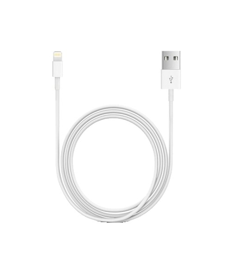 Cablu Date Flippy, compatibil cu iPhone, 2A, 1 m, WUW-X83, Blister, Alb