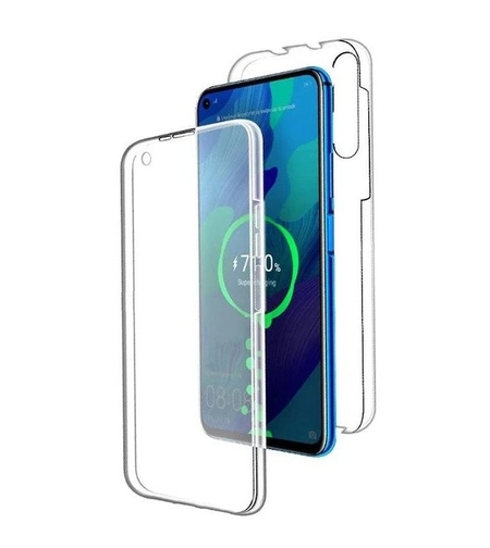 Husa de Protectie, Flippy, pentru Samsung Galaxy A40, Acoperire Completa 360, Silicon, Transparent