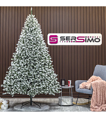 Brad artificial Christmas Deluxe by Sersimo, Polar Winter Select, integral 3D, 250 cm