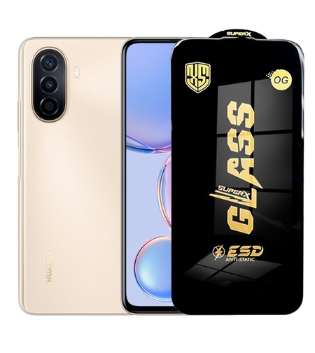 Folie de Sticla pentru Huawei Nova Y71, Vafy, Sticla Securizata ESD Antistatica, Super-X Privacy OG, cu Margini Negre, Rezistenta la Zgirieturi, 0.35 mm, Transparenta