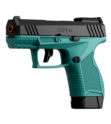 Pistol de jucarie GX4 cu Ejectie, Vafy, de Explozie de buzunar, Makara BLOWBACK, Gloante Moi pentru Copii, 15 x 13 x 3.5 cm, Negru Verde