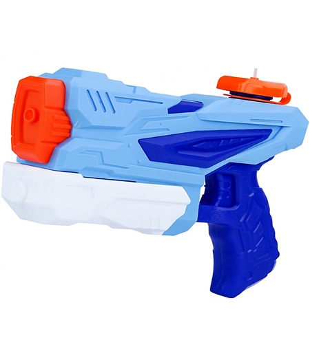 Pistol cu Apa pentru Copii, Rezervor, Pentru Piscina/Plaja, Flippy, 6ani+, 3 duze, Albastru, 300ML