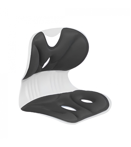 Suport pentru Scaun, Flippy, pentru Corectarea Posturii, Portabil, Ergonomic, Ameliorare Durere, Respirabil, 36x34x33 cm, Marime L, Negru