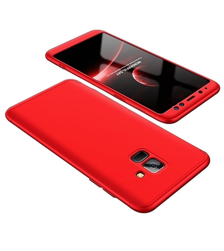 Husa de protectie pentru Samsung Galaxy S8 Ultra-subtire 3 in 1 Rosu