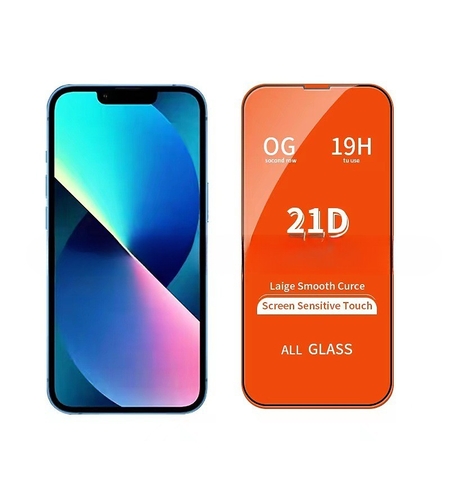 Folie de Protectie, Flippy, pentru Apple iPhone 15 Pro, Tempered Glass OG, Full Cover 21D, HD, Margini Negre, Transparent