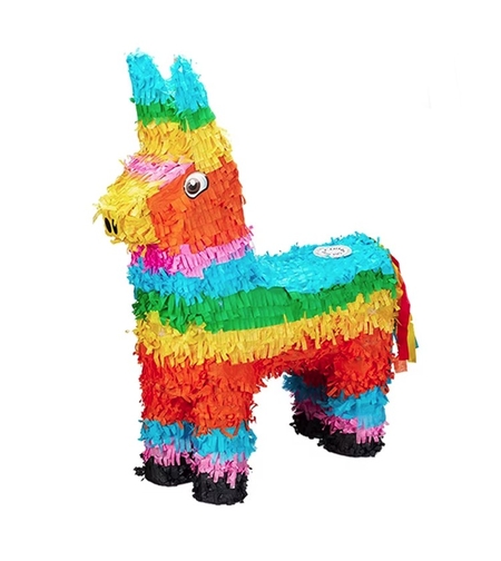 Pinata Magarus pentru Petrecere, Flippy, Pinata din Hartie si Carton, Pinata pentru Copii, 50 x 35 x 10 cm, Multicolor